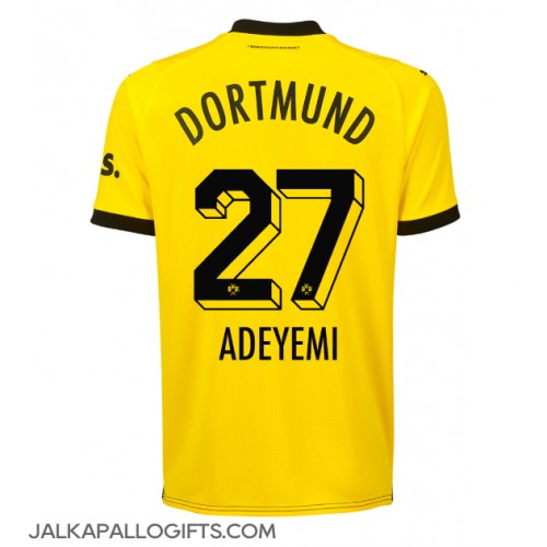 Borussia Dortmund Karim Adeyemi #27 Kotipaita 2023-24 Lyhythihainen